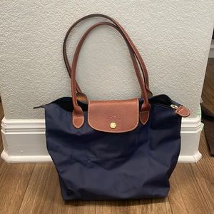 Longchamp small le pliage nylon shoulder tote